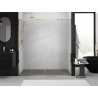 Mexen Exo-S Duo dvojité posúvne sprchové dvere 170 cm, transparentné, zlaté - 8152-170-000-50-00