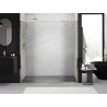 Mexen Exo-S Duo dvojité posuvné sprchové dvere 200 cm, transparentné, zlaté - 8152-200-000-50-00
