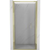 Mexen Exo-F skladacie sprchove dvere 65 cm, priehľadné, zlaté - 816-065-000-50-00
