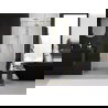 Mexen Exo sklápacie sprchové dvere 85 cm, transparentné, zlaté - 816-085-000-50-00