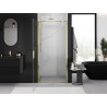 Mexen Exo-B dvere sprchové sklopné 70 cm, priehľadné, zlaté - 817-070-000-50-00