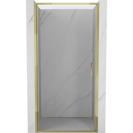 Mexen Exo-B sprchové dvere otvorené 100 cm, transparentné, zlaté - 817-100-000-50-00
