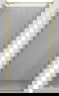 Mexen Exo sprchové dvere výkyvné 60 cm, transparentné, zlaté - 8181-060-000-50-00