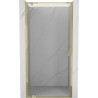 Mexen Exo-BR sprchové dvere otvárateľné 65 cm, transparentné, zlaté - 8181-065-000-50-00