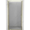 Mexen Exo sprchové dvere otvárateľné 65 cm, transparentné, zlaté - 8181-065-000-50-00