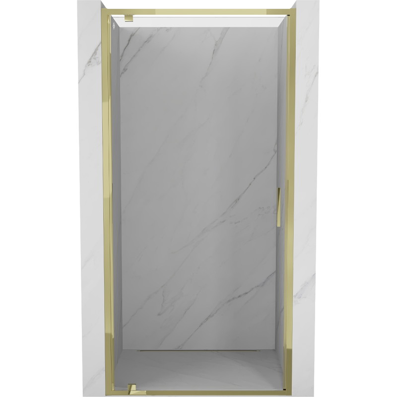 Mexen Exo-BR sprchové dvere otočné 70 cm, transparentné, zlaté - 8181-070-000-50-00