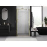 Mexen Exo-BR sprchové dvere otvárateľné 75 cm, transparentné, zlaté - 8181-075-000-50-00