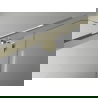 Mexen Exo sprchové dvere výklopné 85 cm, transparentné, zlaté - 8181-085-000-50-00