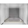 Mexen Exo-BR Duo dvojité sprchové dvere otvárateľné 70 cm, transparentné, zlaté - 8182-070-000-50-00