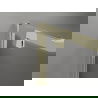 Mexen Exo dvojité sprchové dvere výkyvné 70 cm, transparentné, zlaté - 8182-070-000-50-00