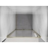 Mexen Exo-R sprchové dvere otváravé 90 cm, transparentné, zlaté - 819-090-000-50-00
