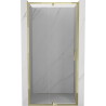 Mexen Exo-R sprchové dvere s oblukom 125 cm, priehľadné, zlaté - 819-125-000-50-00