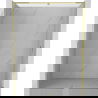 Mexen Exo sprchové dvere s otváraním 135 cm, transparentné, zlaté - 819-135-000-50-00