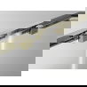 Mexen Exo sprchový kút posuvný 145 x 75 cm, priehľadný, zlatý - 8151-145-075-50-00