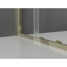 Mexen Exo sprchovací kút posuvný 125 x 95 cm, transparentný, zlatý - 8151-125-095-50-00