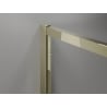 Mexen Exo sprchovací kút posuvný 125 x 95 cm, transparentný, zlatý - 8151-125-095-50-00