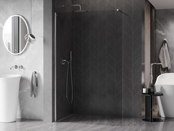 Mexen Kioto-X sprchová zástena Walk-in 120 x 200 cm, transparentná 10 mm, chróm - 800-120-101-01-00-X