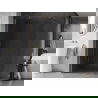 Mexen Kioto-X sprchová stena Walk-in 140 x 200 cm, transparentná 10 mm, zlatá - 800-140-101-50-00-X