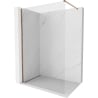Mexen Kioto-X sprchová stena Walk-in 50 x 200 cm, transparentná 10 mm, ružové zlato - 800-050-101-60-00-X