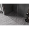 Mexen Kioto-X sprchová stena Walk-in 50 x 200 cm, transparentná 10 mm, ružové zlato - 800-050-101-60-00-X