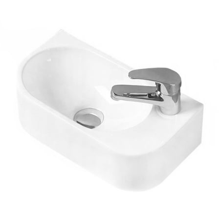 Mexen Viera umývadlo na dosku ľavé 40 x 21 cm, biela - 21274000L