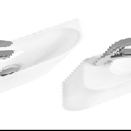 Mexen Viera umývadlo na pracovnú dosku pravé 40 x 21 cm, biele 21274000R