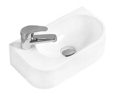 Mexen Viera umývadlo na dosku pravé 40 x 21 cm, biele - 21274000R