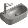 Mexen Viera umývadlo na dosku pravé 40 x 21 cm, svetlosivá matná - 21274061R