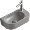 Mexen Viera umývadlo na dosku ľavé 40 x 21 cm, svetlosivé matné - 21274061L