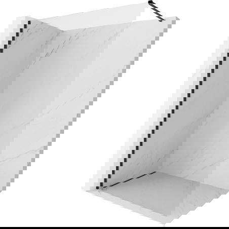 Mexen Kioto-X sprchová stena Walk-in 60 x 200 cm, transparentná 10 mm, čierna - 800-060-101-70-00-X