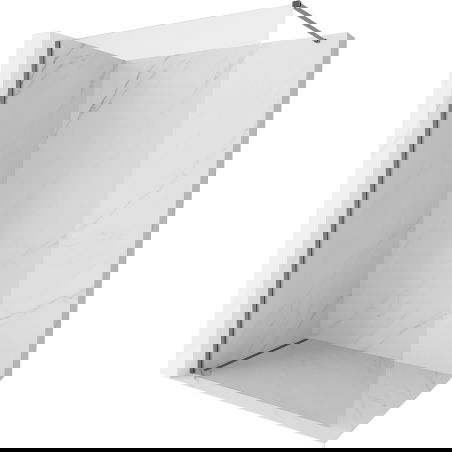 Mexen Kioto-X sprchová stena Walk-in 110 x 200 cm, transparentná 10 mm, zbraňový kov - 800-110-101-95-00-X