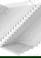 Mexen Kioto-X sprchová stena Walk-in 90 x 200 cm, priehľadná 10 mm, brúsený nikel - 800-090-101-97-00-X