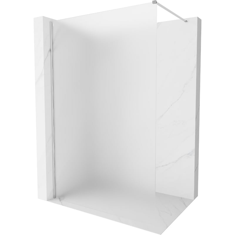 Mexen Kioto-X sprchová stena Walk-in 50 x 200 cm, námraza 10 mm, chróm - 800-050-101-01-30-X