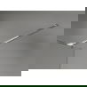 Mexen Kioto-X sprchová stena Walk-in 60 x 200 cm, mrazená 10 mm, chróm - 800-060-101-01-30-X