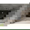 Mexen Omega posuvná sprchová kabína 100 x 90 cm, grafit, chróm + sprchová vanička Flat, čierna - 825-100-090-01-40-4070