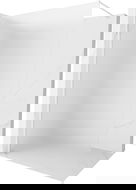 Mexen Kioto-X sprchová stena Walk-in 120 x 200 cm, mrazené sklo 10 mm, biela - 800-120-101-20-30-X