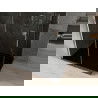 Mexen Omega sprchovací kút rozťahovací 120 x 80 cm, grafit, chróm + sprchová vanička Flat, čierny - 825-120-080-01-40-4070