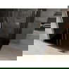 Mexen Omega sprchovací kút rozťahovací 120 x 80 cm, grafit, chróm + sprchová vanička Flat, čierny - 825-120-080-01-40-4070