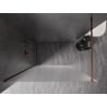 Mexen Kioto-X sprchová stena Walk-in 130 x 200 cm, námraza 10 mm, ružové zlato - 800-130-101-60-30-X