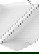 Mexen Kioto-X sprchová stena Walk-in 110 x 200 cm, matné sklo 10 mm, brúsená gun sivá - 800-110-101-66-30-X