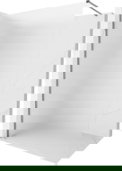 Mexen Kioto-X sprchová stena Walk-in 80 x 200 cm, námraza 10 mm, tmavý kov - 800-080-101-95-30-X