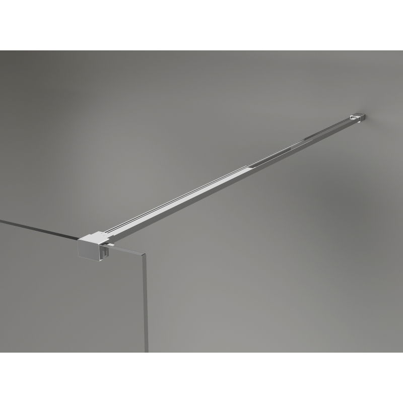 Mexen Kioto-X sprchová stena Walk-in 60 x 200 cm, grafit 10 mm, chróm - 800-060-101-01-40-X