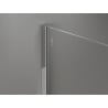 Mexen Kioto-X sprchová stena Walk-in 70 x 200 cm, grafit 10 mm, chróm - 800-070-101-01-40-X