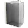 Mexen Kioto-X sprchová stena Walk-in 80 x 200 cm, grafit 10 mm, zlatá - 800-080-101-50-40-X