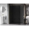 Mexen Kioto-X sprchová stena Walk-in 110 x 200 cm, grafit 10 mm, zlatá - 800-110-101-50-40-X
