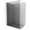 Mexen Kioto-X sprchová stena Walk-in 60 x 200 cm, grafit 10 mm, zlatá kartáčovaná - 800-060-101-55-40-X