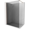 Mexen Kioto-X sprchová stena Walk-in 110 x 200 cm, grafit 10 mm, ružové zlato - 800-110-101-60-40-X