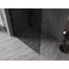 Mexen Kioto-X sprchová stena Walk-in 110 x 200 cm, grafit 10 mm, ružové zlato - 800-110-101-60-40-X