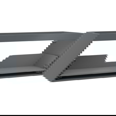 Mexen Box-A korpus skrinky pod umývadlo 120 cm, 1 zásuvka, grafit mat - 91AX0-1200-470-1-66