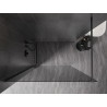 Mexen Kioto-X sprchová stena Walk-in 60 x 200 cm, grafit 10 mm, gun grey brúsená - 800-060-101-66-40-X
